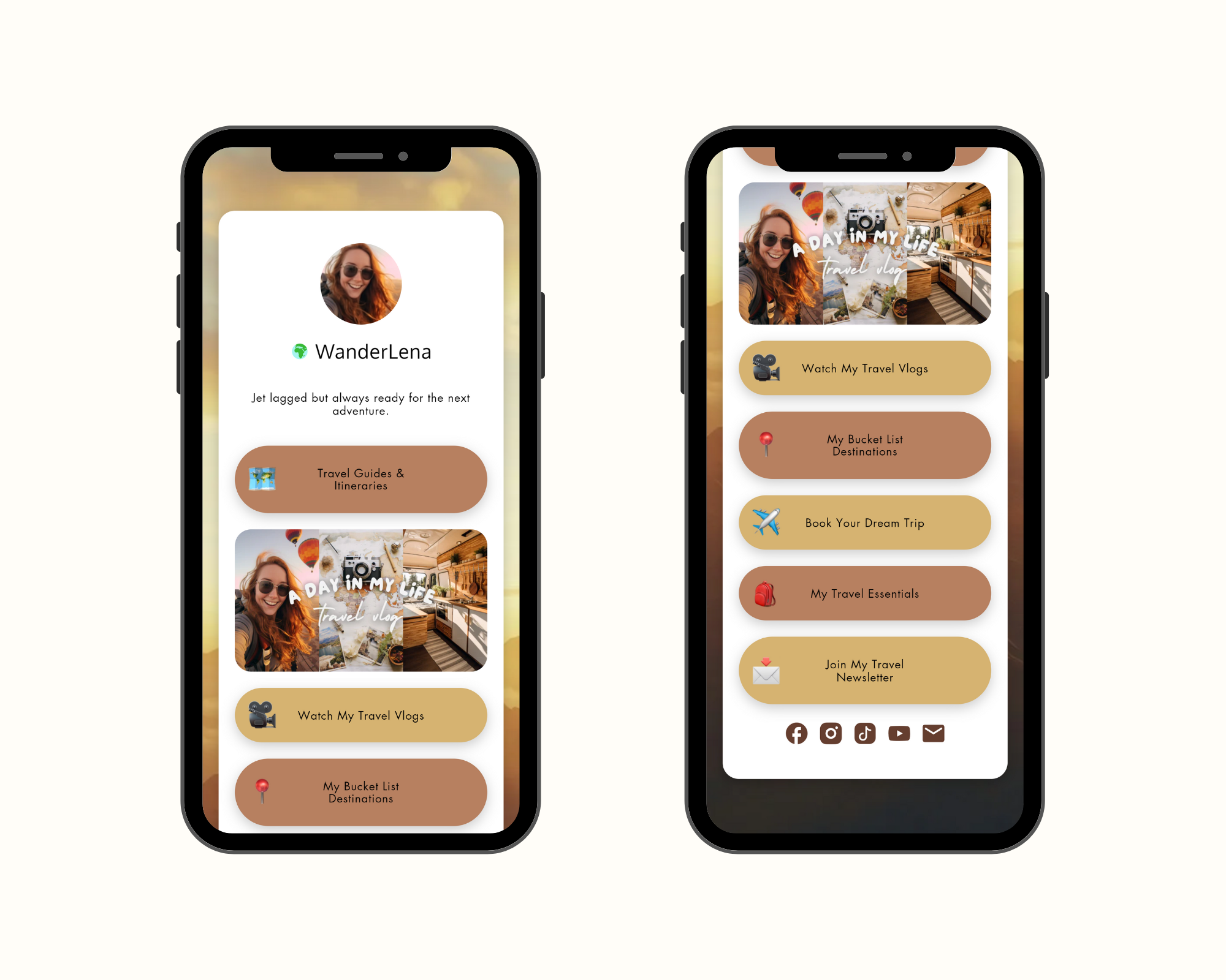 Social Links Section