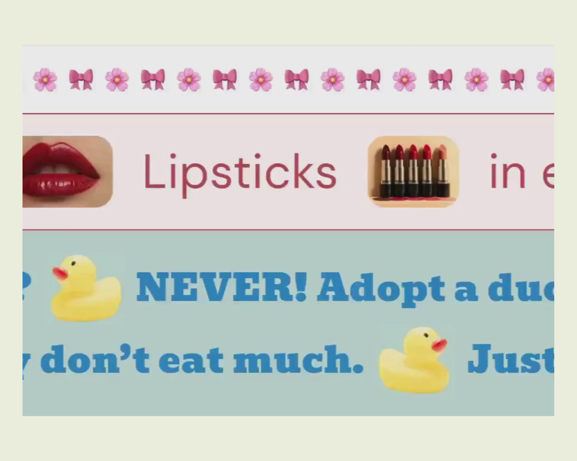 Scrolling Marquee Section