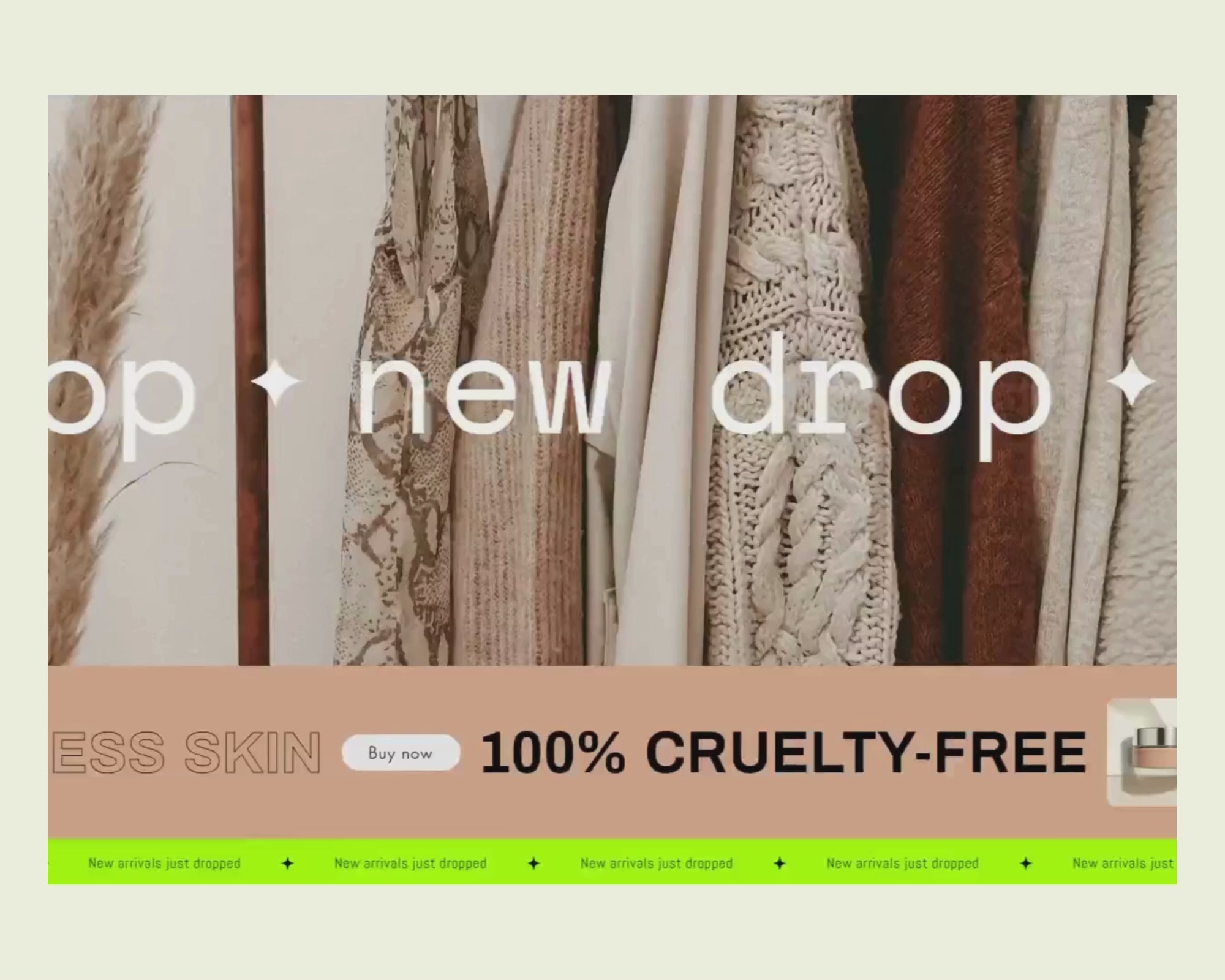 Scrolling Marquee Section